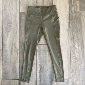 New Balance Olive Green High-Waisted Leggings